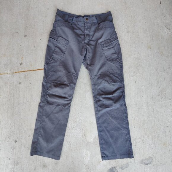 Tactical military faded grey cargo hiking pants men's 32 - Picture 1 of 2